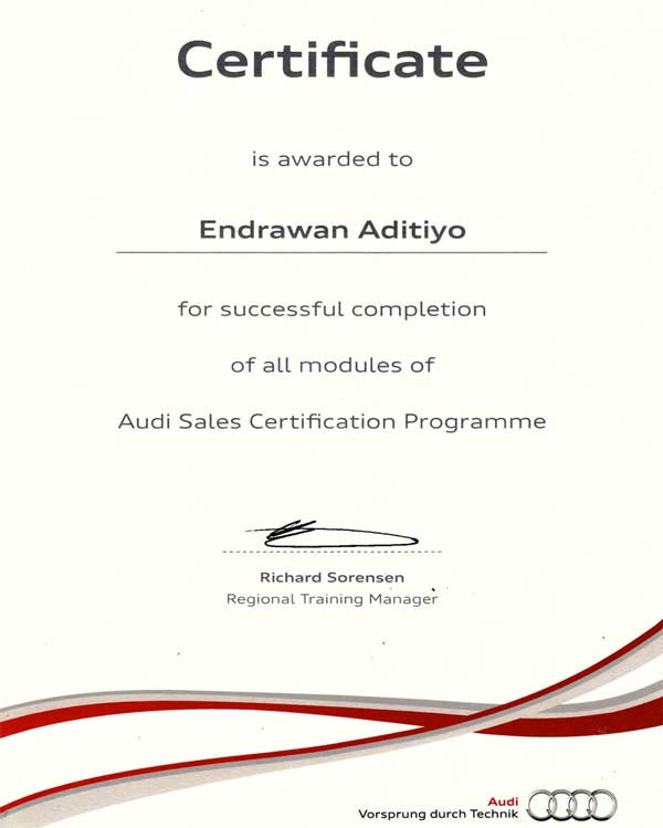 Certified Audi Advisor –  AudiIndonesia.com